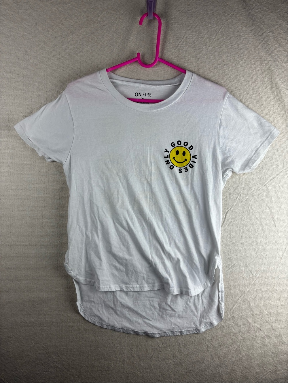 Good vibes only girls XL shirt